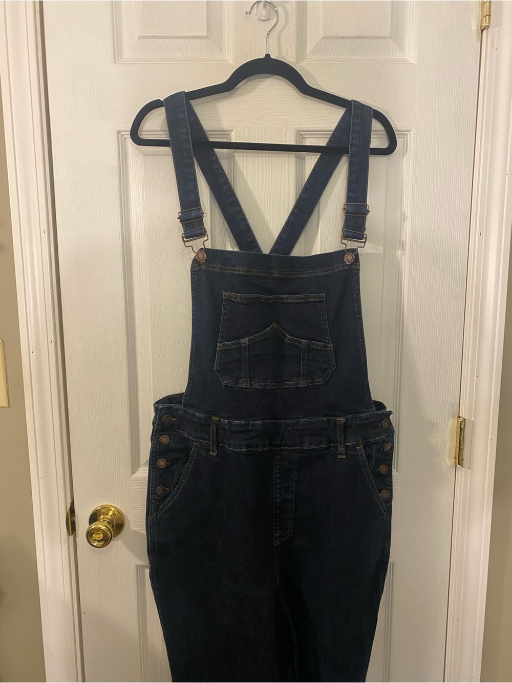 Judy Blue Dark Wash Blue Denim Overalls